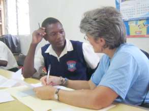 Zeddy meeting with "Mama Rinda" in 2011