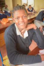 Agnes at Taru Secondary School in 2014