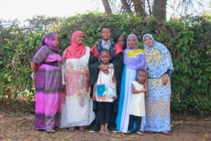 Salim with his family