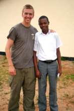 Salim with his Kenya Keys sponsor