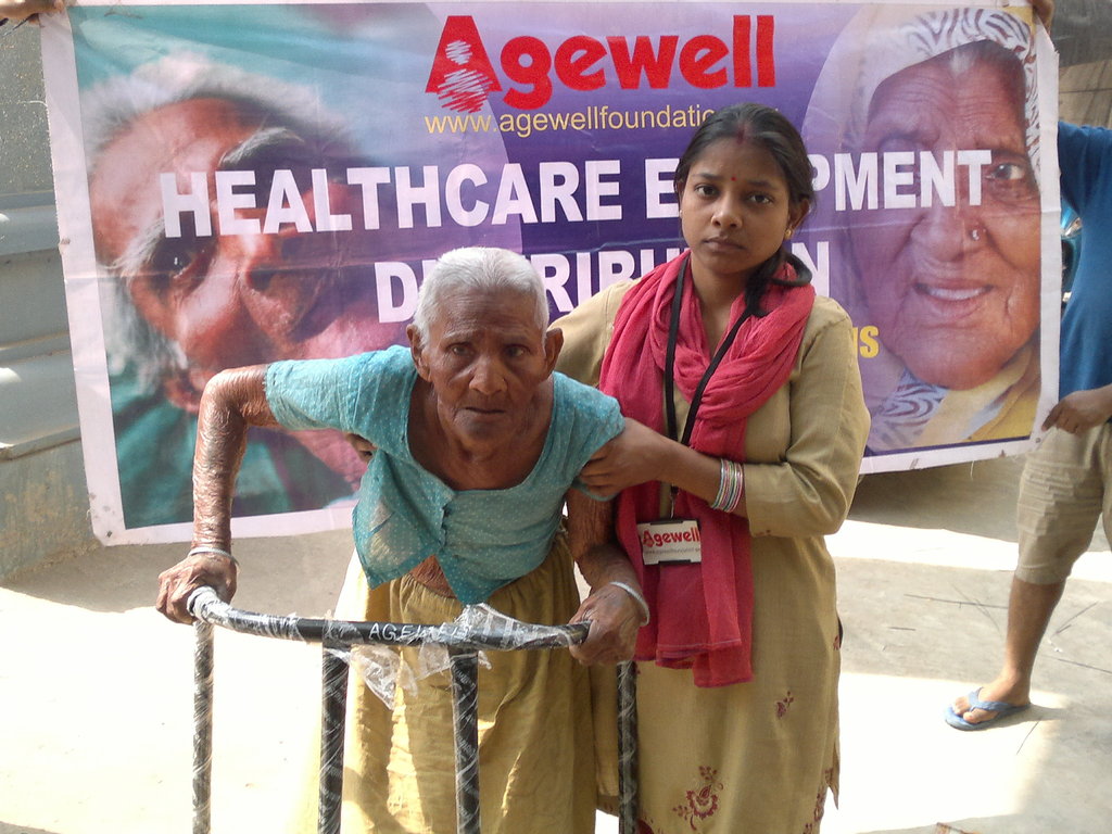Free Healthcare Equipment to Poor Elderly in India