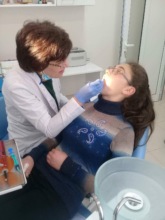 Dr. Lora Amatuni at SOAR Dental Clinic in Gyumri