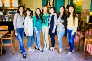 Some of our staff relaxing in the cafe recently