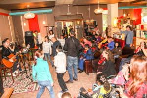 ...and then everyone wants to dance!