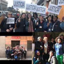 Survivors celebrating Women's Day and justice!