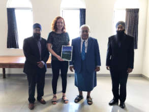 Chief Justice Patu of Samoa with the ICAAD Team