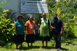 Vanuatu Women's Centre- Lynrose, Margret, and Vola