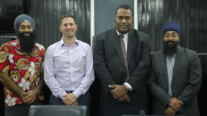 Hon. CM Ratuvili with the ICAAD Team