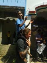 Sonu enjoying festival
