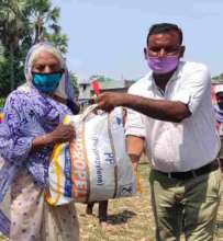 raw materials of food provided to family of child