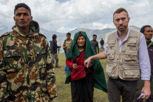 Sean supports our emergency relief effort in Nepal