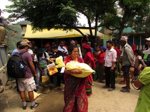 You're helping provide emergency food to families.