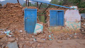 Destroyed primary school