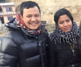 Tejendra and co-worker, Seema