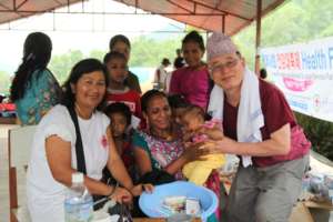 Medical Mission Team with MAP medicine in Nepal