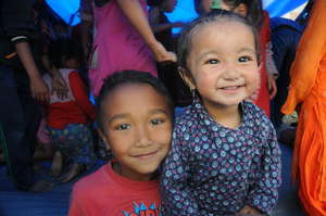 Little Palpasha and her brother