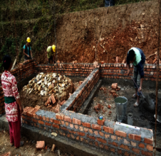 Ongoing reconstruction in Dhading