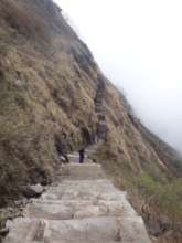 Trail on the ridge of Kashigaun village