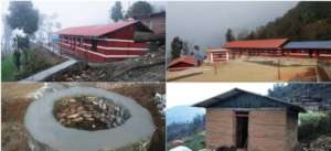 Schools, Homes and waste reducer rebuilt this year