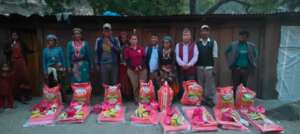 Food relief distributed to fire-affected families