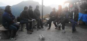 Meeting with locals and community representatives