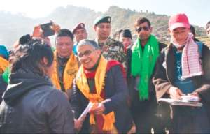 Nepal Minister of Livestock supports HHC program