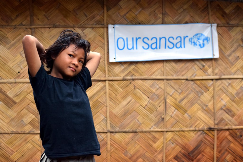 Bhinu at the transit home