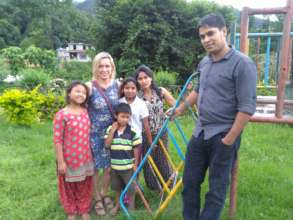 Visiting our happy children at a children's home