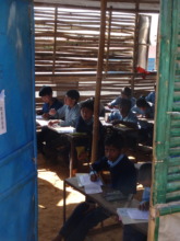 Open air Temporary Learning Center