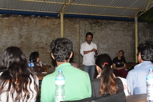 Strategy and training meeting with the volunteers
