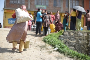 People finding the resources they need to survive