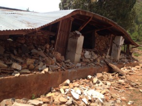 Old School damaged by Earthquake