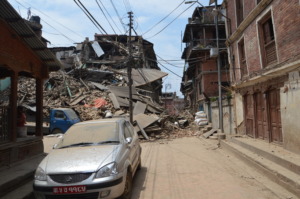 Devastation in Kathmandu