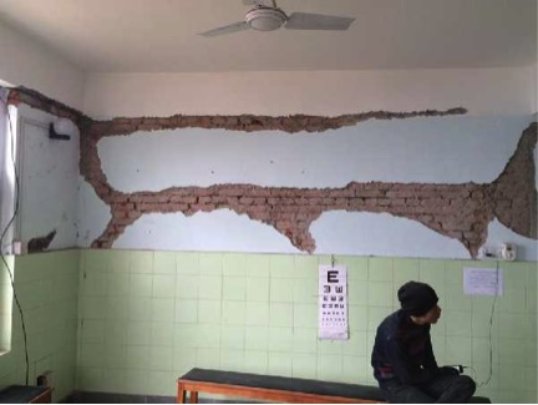 Damage to Dolakha Community Eye Center