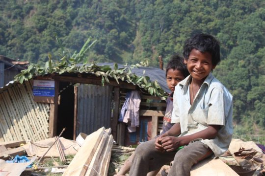 Tilganga-constructed Shelters