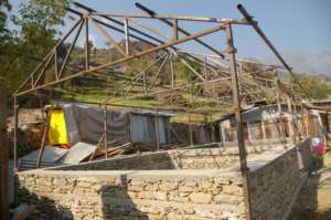 Quake-resistant construction at Saptamai P.S.