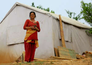 A widowed mother, Rita, in Kavre, Nepal.