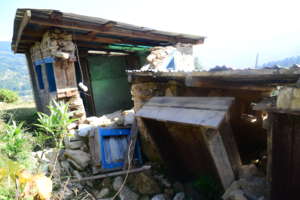 The destruction of the toilets