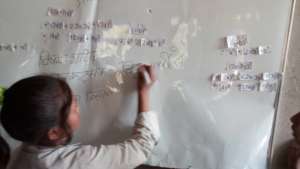 Student showing own skills