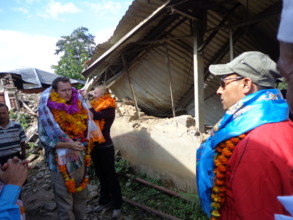 Inspection inside the school premises.