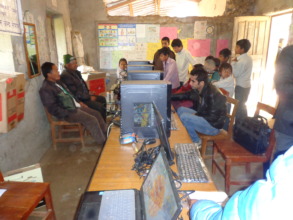 Computer lab of Kalyan Higher  Secondary School