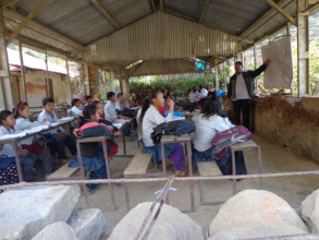 Teacher teaching Students