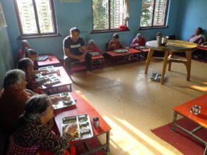 A feast program at the home