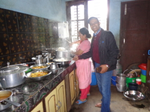 preparing food for elderly people