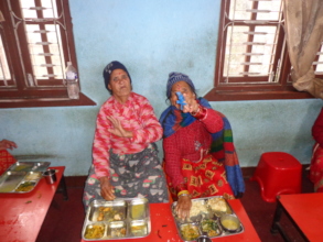 Charming face of elderly