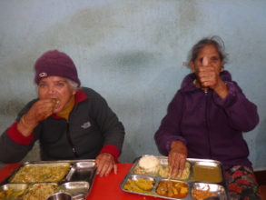 Happy elderly