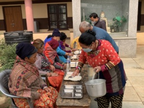 Serving Delicious food