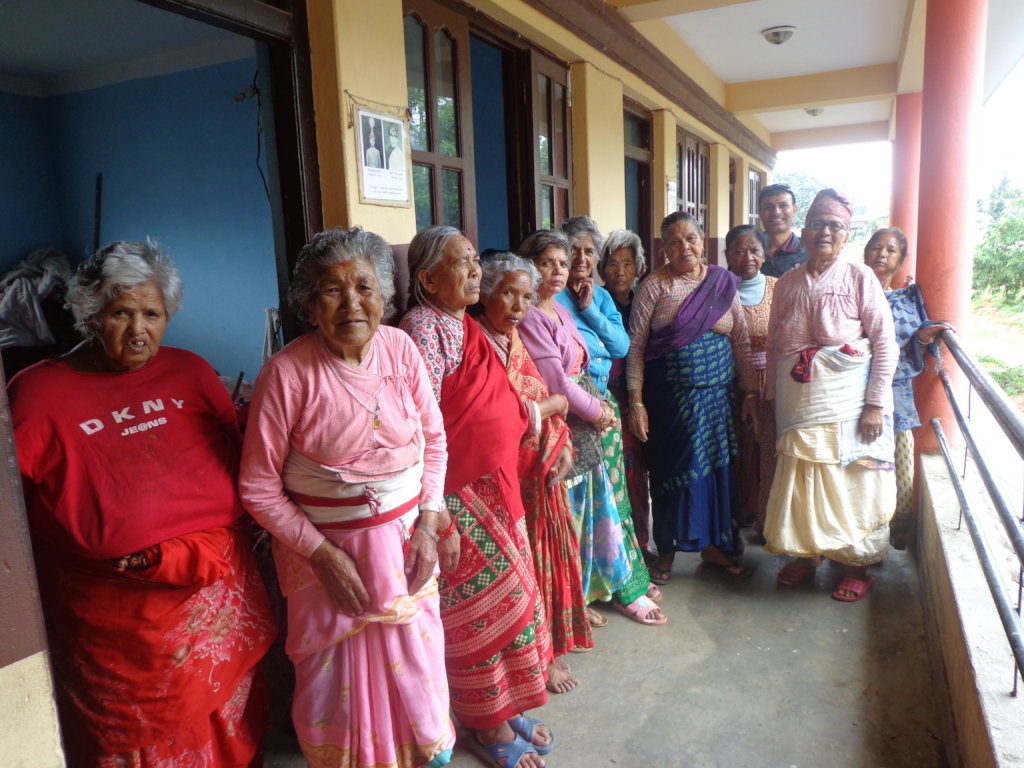 Provide food for 100 elderly people in Nepal