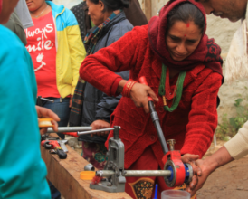 Learning to thread steel drinking water pipes