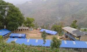 The school blocks very near completion!